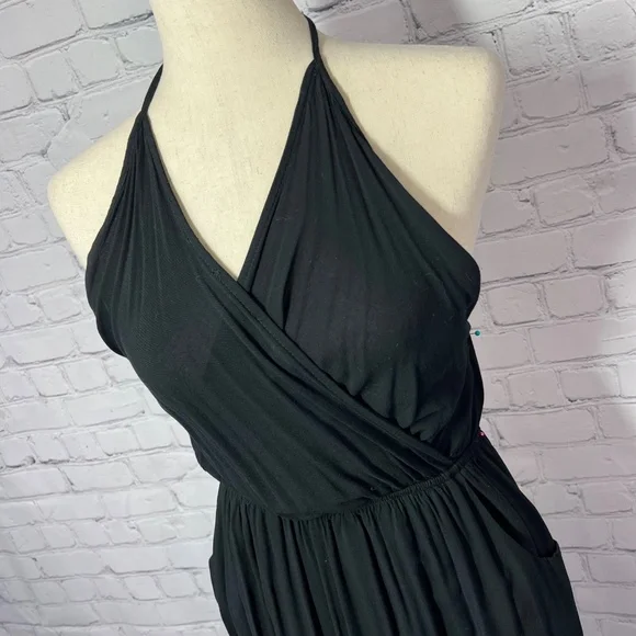 🖤|•LULUS•| Lightweight Black Jumpsuit Size XS-Small - Picture 6 of 15